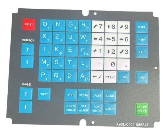 A98L-0001-0568#T Compatible Fanuc Membrane Keysheet