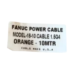 FANUC POWER CABLE 18-10 - 1.5G4 ORANGE - STICKER - 10MTR